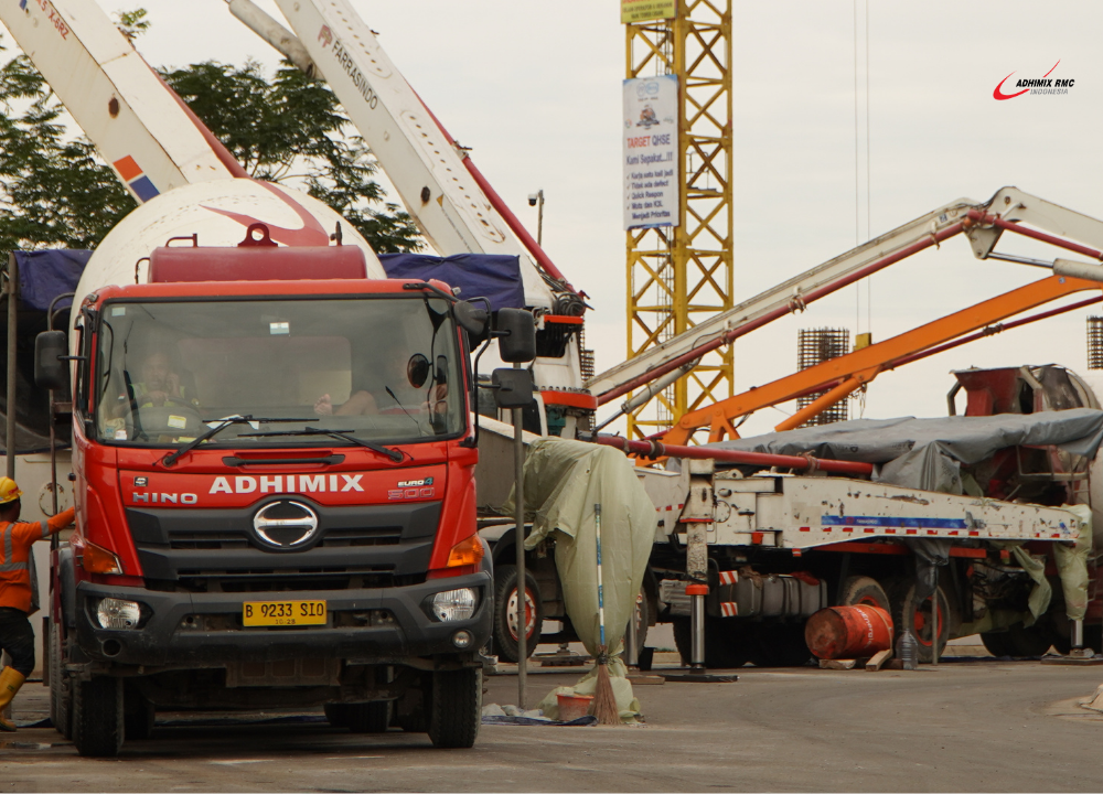 Beton dan Fungsinya, Pompa Beton dan Truck Mixer Adhimix