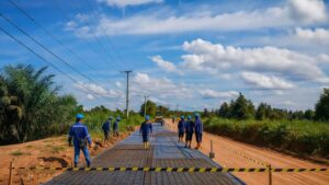 Akses Jalan OKI Pulp and Paper