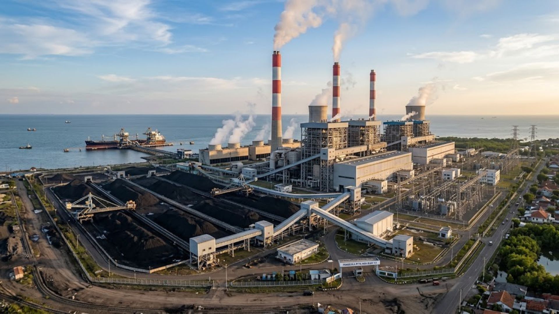 Photo Drone PLTU di Indonesia