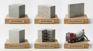 6 Jenis Beton Dalam Konstruksi dan Fungsinya